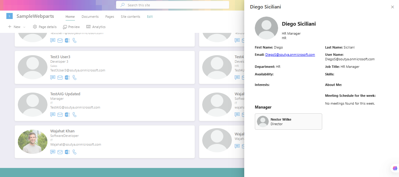 SharePoint SPFX Webpart